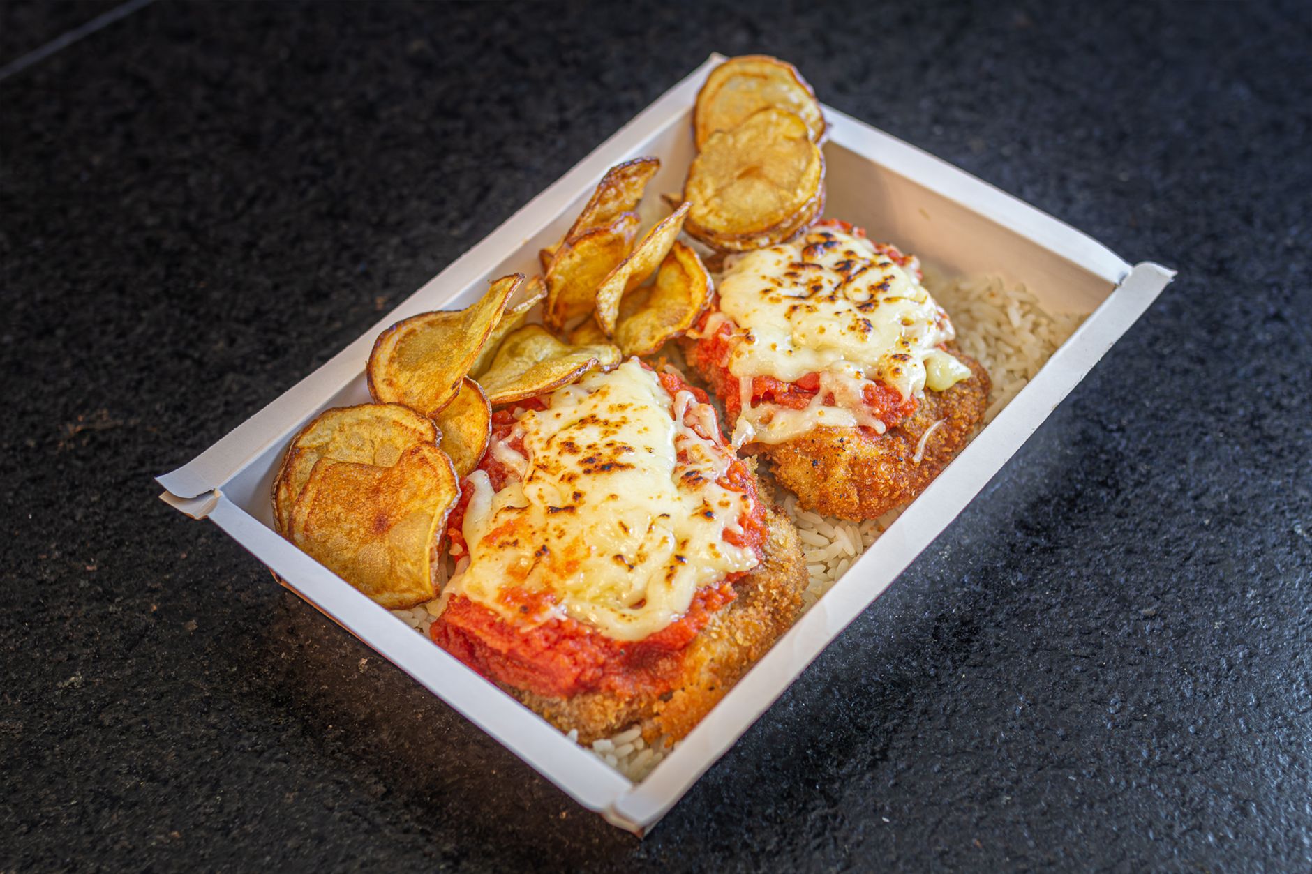 Plateaux repas équipe à Aubervilliers